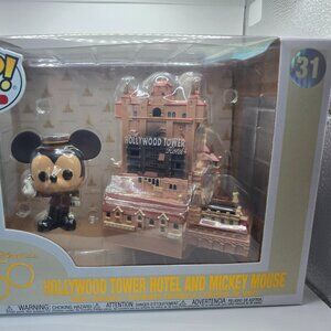 Pop! Town Hollywood Tower Hotel and Mickey Mouse WDW 50 #31